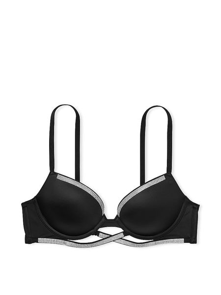 Бюстгальтер Victoria's Secret Very Sexy Shine Cradle Push-Up Bra Black 26711673 фото