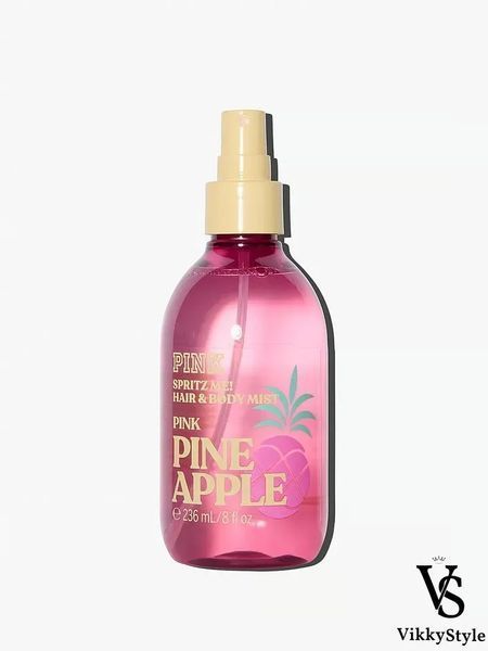 Подарунковий набір Victoria's Secret Pink Pineapple Such a Softie Body Scrub + Hair & Body Mist &mdash; основне фото товару, вигляд спереду