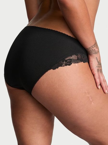 Трусики Victoria Stretch Cotton Lace-Waist Bikini Panty &mdash; основне фото товару, вигляд спереду