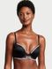 Бюстгальтер Victoria's Secret Very Sexy Shine Cradle Push-Up Bra Black, Чорний, 32, B