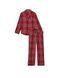 Фланелева піжама Victoria's Secret Long Pajama Set, Клітинка, M, Regular