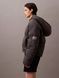 Куртка жіноча Calvin Klein Women's Short Hooded Puffer Jacket Forged Iron &mdash; фото , вигляд з різних ракурсів