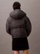 Куртка жіноча Calvin Klein Women's Short Hooded Puffer Jacket Forged Iron &mdash; фото , вигляд з різних ракурсів