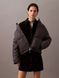 Куртка жіноча Calvin Klein Women's Short Hooded Puffer Jacket Forged Iron &mdash; фото , вигляд з різних ракурсів