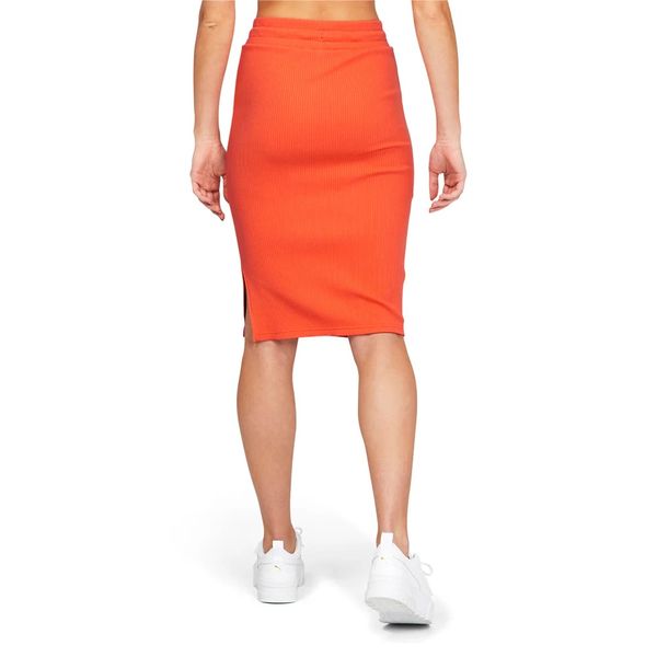 Жіночий спортивний костюм Puma Classics Ribbed Midi Skirt & Top Orange 3335 фото