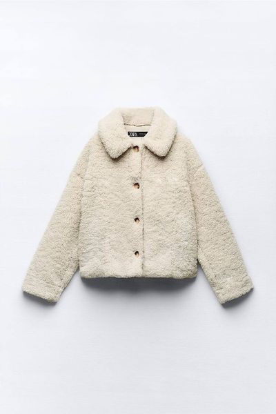 Куртка жіноча ZARA Fleece Jacket  435364 фото