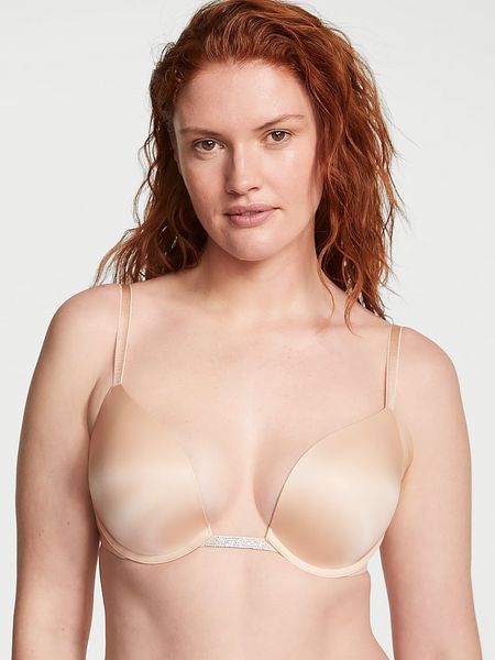 Бюстгальтер Victoria's Secret BARE Plunge Convertible Shine Bra Set Beige 26643509 фото