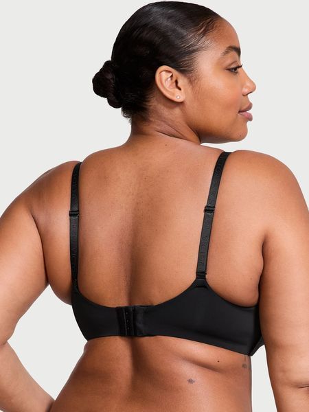 Бюстгальтер Victoria's Secret Black Strap Lightly Lined Non Wired Logo Bra &mdash; основне фото товару, вигляд спереду