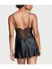 Пеньюар Victoria's Secret Very Sexy Lace Plunge Slip Black, Чорний, XS