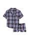 Піжама з шортами Victoria's Secret Flannel Short Pajama Set &mdash; фото , вигляд з різних ракурсів