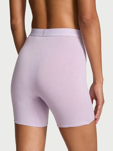 Трусики Victoria&rsquo;s Secret Pink Logo Cotton High Waist Boxer Brief Knickers 26645159 фото