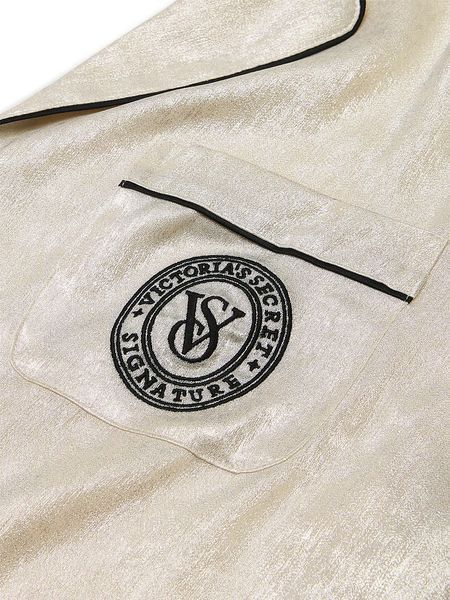 Піжама Victoria's Secret Satin Long Pajama Set New &mdash; основне фото товару, вигляд спереду