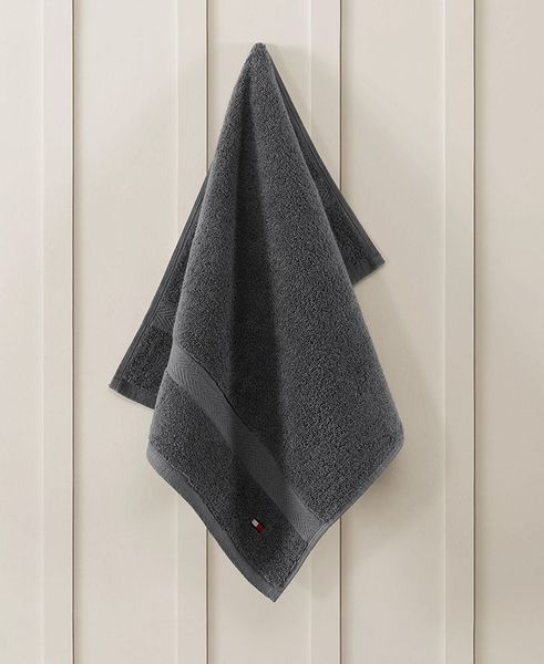 Полотенце Tommy Hilfiger для рук Modern American Solid Cotton Steel Grey TH-005_01 фото