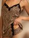 Пеньюар Victoria's Secret Tease Satin Lace-Trim Mini Slip Dress Leopard &mdash; фото , вигляд з різних ракурсів