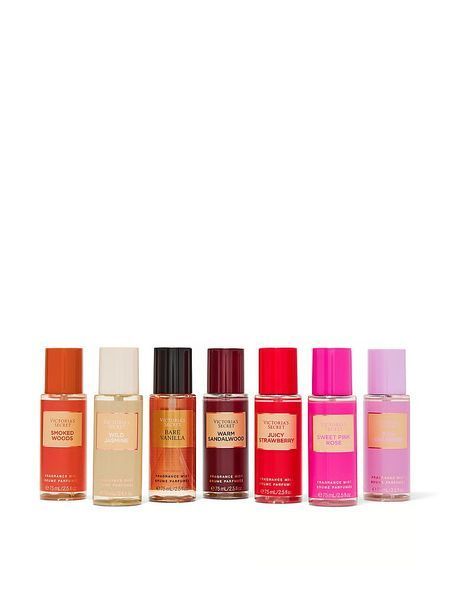 Подарунковий набір Victoria's Secret 7-Piece Fragrance Mist Layering Gift Set with Bare Vanilla &mdash; основне фото товару, вигляд спереду