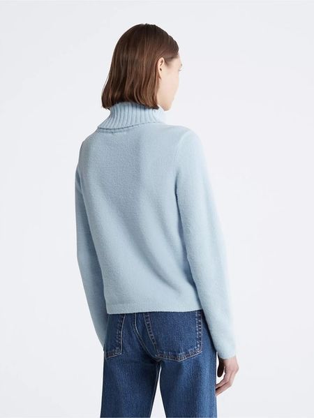 Светр жіночий зимовий Calvin Klein Plush Turtleneck Blue 891994 фото