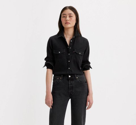 Сорочка Levi's Iconic Western Denim Shirt 355406 фото