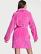 Халат Victoria's Secret Short Cozy Robe Pink, Рожевий, M/L