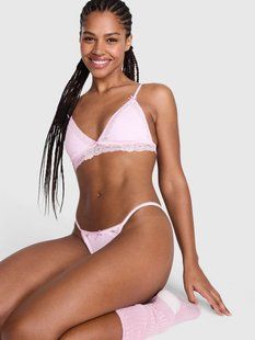 Комплект білизни Victoria's Secret Limited-Edition PINK Wink&trade; Flirty Gift Set  &mdash; основне фото товару, вигляд спереду