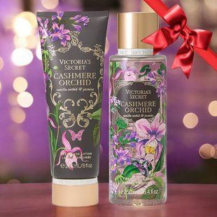 Набір Victoria's Secret Cashmere Orchid Fragrance Mist + Lotion &mdash; основне фото товару, вигляд спереду