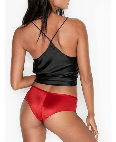 Трусики чики Victoria's Secret Very Sexy Strappy Ring Lipstick Cheeky Panty 26167885 фото