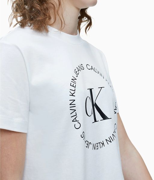 Футболка жіноча Calvin Klein Jeans Ck Round Straight Logo Women's T-Shirt 268924 фото