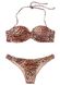 Купальник Бандо Victoria's Secret  Mallorca Twist-front Natural Leo, Леопард, 34, B, S