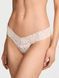 Трусики Victoria's Secret Lace Thong Panty White 27272547 фото 1