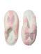 Капці домашні Victoria's Secret Luxe Plush Closed-Toe Slippers Heritage Stripe Diamante Angel Wings &mdash; фото , вигляд з різних ракурсів