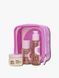 Подарунковий набір Victoria's Secret PINK Vanilla Let's Glow Away Shimmer Travel Set &mdash; фото , вигляд з різних ракурсів