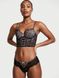 Топ-бюстгальтер Victoria’s Secret Lightly-Lined Heritage Ribbon Slot Bra Top, Чорний, S