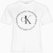 Футболка жіноча Calvin Klein Jeans Ck Round Straight Logo Women's T-Shirt, Білий, S