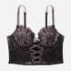 Топ-бюстгальтер Victoria’s Secret Lightly-Lined Heritage Ribbon Slot Bra Top, Чорний, S