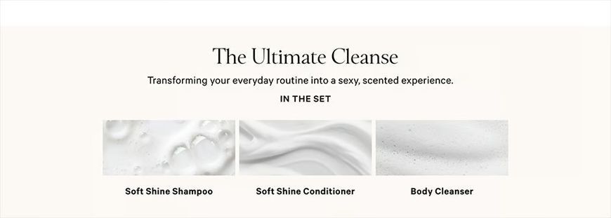 Подарунковий набір Victoria's Secret Bare Vanilla Shower Gift Set ft. Shampoo, Conditioner & Cleanser &mdash; основне фото товару, вигляд спереду