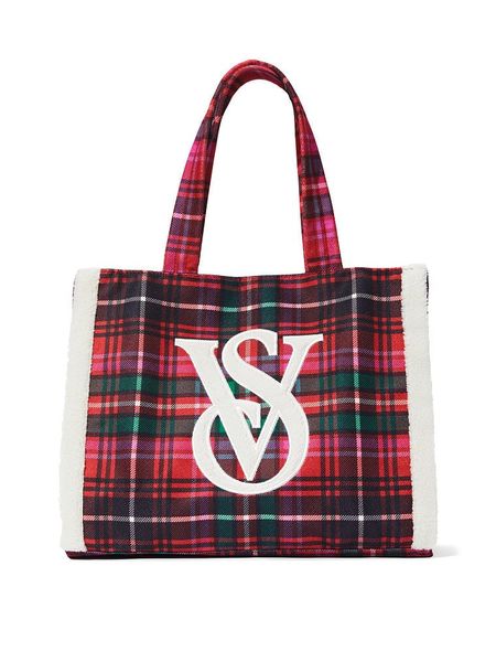 Сумка-шоппер Victoria's Secret Plaid Tote 426546108 фото