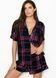 Піжама з шортиками Victoria's Secret Flannel Short Pajama Set  &mdash; фото , вигляд з різних ракурсів