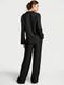 Піжама Сатинова Victoria's Secret Glazed Satin Long Pajama Set New Black Stripe Jacquard &mdash; фото , вигляд з різних ракурсів