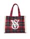 Сумка-шоппер Victoria's Secret Plaid Tote, Червоний, One size