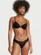 Трусики стринги Victoria's Secret The Lacie Lace-Waist Cotton Thong Panty 26825199 фото 1