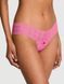 Трусики стрінги Victoria's Secret The Lacie Plaid Lace Thong Panty &mdash; фото , вигляд з різних ракурсів