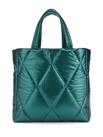 Сумка-шоппер Victoria's Secret Puffer Tote Bag Midnight Green 26528041 фото