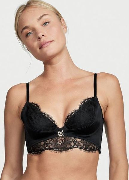 Бюстгальтер Victoria Secret Very Sexy Black Lace bustier 1443546 фото