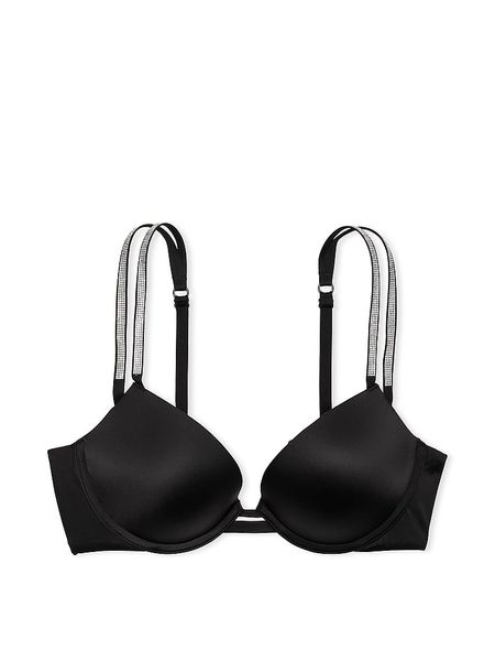 Бюстгальтер Victoria's Secret Very Sexy Double Shine Strap Push-Up Bra Black 26711722 фото