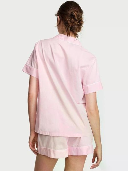 Піжама з шортиками Victoria's Secret Heritage Cotton Short Pajama Set &mdash; основне фото товару, вигляд спереду