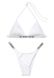 Купальник Victoria’s Secret Triangle Shine Swim , Білий, S, S