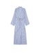 Халат Victoria's Secret Satin Long Robe, Блакитний, XS/S