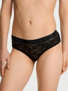 Трусики хипстеры Victoria's Secret Lacie Logo Hiphugger Panty 27115889 фото