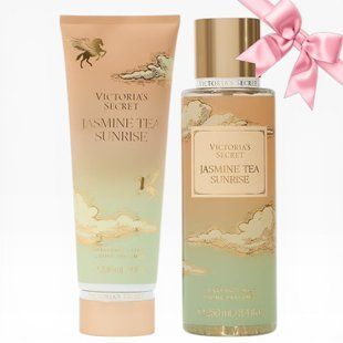 Набір Victoria's Secret Jasmine Tea Sunrise Fragrance Mist + Lotion &mdash; основне фото товару, вигляд спереду