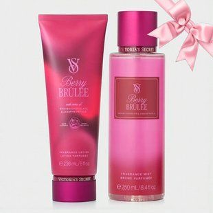 Набір Victoria's Secret Berry Brulee Fragrance Mist + Lotion &mdash; основне фото товару, вигляд спереду