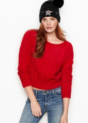 Свитер жіночий зимовий Victoria's Secret Fuzzy Sweater 387046 фото